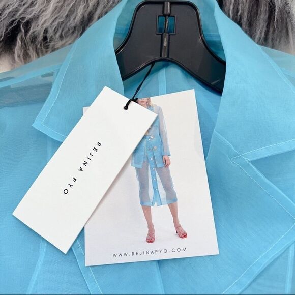 Rejina Pyo Sophie Organza Sheer Jacket size UK8 - Picture 12 of 12